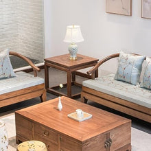 Couch End Table Chinese Style Sofa Side Table Corner Sofa Side Cabinet Small Square Table Coffee Table Living Room Zen Corner Tables for Living Room
