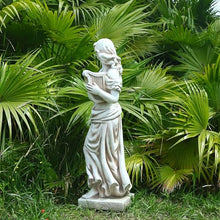 GENUINQ 46'' H Greek Muse Euterpe Nymph Statue Garden Decor