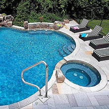Swimming Pool Handrail 31"X31" Pool Railing for Inground Pool Entry Spa Handrail Rustproof Safety Handle