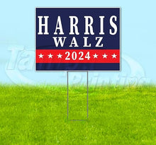 TampaPrinting Harris Walz YS00083 Yard Sign 18" x 24" with Metal Step Stake