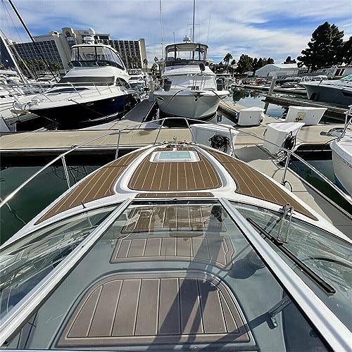 Valman Boat EVA Faux Teak Decking Floor Mat for 2003 Bayliner 245 SB - Color Choices Available
