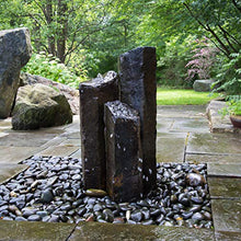 Aquascape Mongolian Basalt Stone Fountain Columns Set of 3 Natural
