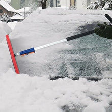 DHXIAMZ Extendable Snow Rake Roof Rake - 5-12 Ft (Up to 18 Ft Reach) Lightweight Aluminum with Soft Foam Pad for Efficient Snow Removal & Solar Panel Cleaning