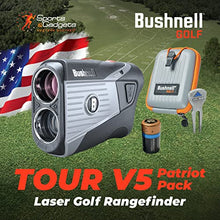 Wearable4U Bushnell Tour V5 Patriot Pack Laser Golf Rangefinder +Extra Battery