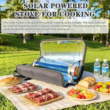 Solar Oven,Portable Olar Stove，Solar Powered Camping GrillPortable BBQ Grill, Solar Grill for Backpacking,Camping Travel and Hiking Small Model
