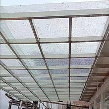 DAZULI Greenhouse Covering Polycarbonate Plastic Sheet Plastic Panel for Awning Canopy Uv-Resistant Strong Impact with Screw0.8mm Thick(Size:47.2''x16.4',Color:Clear)
