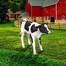 Design Toscano Buttercup Life Size Holstein Calf Dairy Cow Statue Full Color