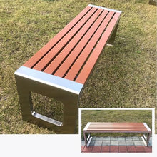 ARMERI Metal Bench Weatherproof Outdoor Benches, Garden Bench for Outdoors, Backless Patio Benches, Garden Benche for Garden Patio Porch Park Backyard,A,150x40x45cm