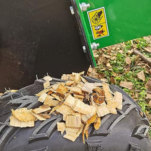 Wallemac 420cc 15HP 6-Inch Wood Chipper Shredder Mulcher E-Start Gas Powered B&S Engine EPA Certified with Towbar/Emergency Stop Button (B&S Engine, Electric Start)