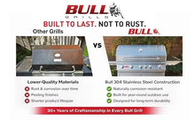 Bull Outdoor Products Premium Components for Outdoor Kitchen BBQ Island Large Single Drawer with Reveal