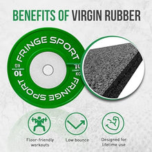 Fringe Sport Olympic Bumper Weight Plates - Kilogram Colored Competition Plates
