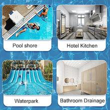 DHXIAMZ Plastic Swimming Pool Overflow Drain Grill - Efficient Water Draina Channel Grate Cover for Pools, Hot Tubs & Spas, Heavy-Du Design