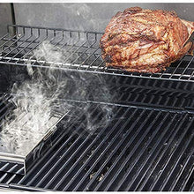 Barbecue Accessories BBQ Smoker Box Stainless Steel Smoker Box Household Wooden Chip Smoker Case Kitchen Grilling
