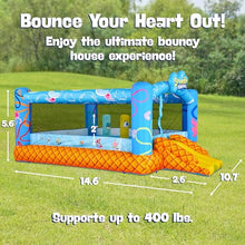 SUNNY & FUN Spongebob Inflatable Bounce House 12x10.5 Ft