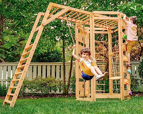 Avenlur Hawthorn 9-in-1 Outdoor Activity Center Natural