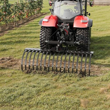 LALFPET Heavy Duty 50 Inch Tow-Behind Dethatcher Rake for Tractor - 3-Point Hitch Attachment - 18 Steel Tines - Ideal for Lawn, Garden, Farm, and Grass Maintenance - Size: 50 Inch