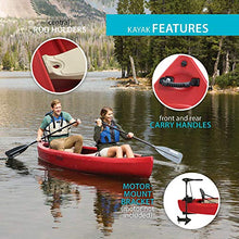 Lifetime Kodiak Canoe with 2 Paddles Red 13'
