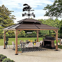Train Weathervane for Garden Yard Weather Vane Ornaments with Arrow Wind Vane Measuring Tool for Roof Backyard Wind Direction Indicator