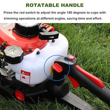 WEIMILOR 23.66cc 2 Cycle Gas Hedge Trimmer 1500-Hour Durable Blades, Double-Layer Air Filter Protection, Cuts 2" Branches Effortlessly - Low Vibration Design