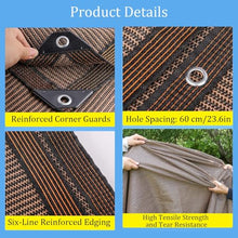 HYDBCNA Shade Cloth for Garden 90%, Sun Shade Mesh Tarp with Grommets
