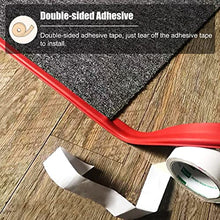 Green Carpet Edging for Balcony Garden Yard 3.5cm Wide PVC Floor Transition Strip for Edge Protection Self Adhesive (Length 8.6m (28ft))