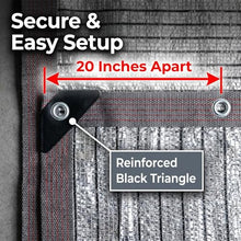 PIPRE 75% Aluminum Sun Shade Cloth 33x50FT Reflective Silver Fabric with Grommets for Greenhouse, Car, Garden, Patio, Kennel - Customizable