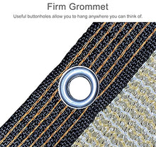WYBB Shade Cloth Beige Lightweight Shade Cloth Panels, Outdoor Patio Shade Netting Mesh Fabric, for Balcony/Courtyard/Carport/Playground, 90% UV Protection & Dustproof (Size : 6m x 7m)