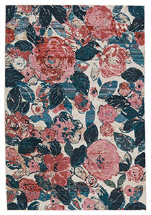 Jaipur Living Indoor Outdoor Large Area Rug Floral Pink 8x10