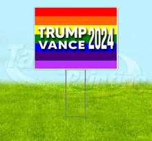 TampaPrinting Trump Vance Yard Sign 18" x 24" with Metal Step Stake