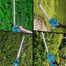 ZqRfJm 20Inch 20000RPM Electric Hedge Trimmer Garden Cordless Landscaping Pruner Lithium-Ion Battery Power Tool(2 Batteru EU Plug)