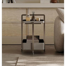 CHmrfvqtus Couch Side Table Light Luxury Bedroom Room Movable Side Table Living Home Creative Trolley Decoration