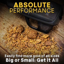 Garrett Axiom - Made in the USA - Pro Gold Metal Detector with 13"x11" DD Coil, 11"x7" Mono Coil, Wireless Headphones, Battery Booster, and Travel Pack