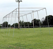 Cimarron Sports Outdoor Practice Batting Cage Frame Corners Stainless Steel Black