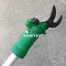 NEWTRY Lengthened Pneumatic Air Pruning Shear Extendable Fruit Tree Coarse Branch Shear Gardening Cutting Tool Air Tungsten Branch Scissors (1M)