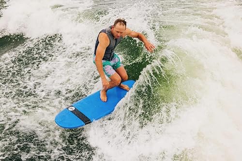 Liquid Force 2024 Wake Foamie Micro-Mal 5'0" Wakesurf Board Blue