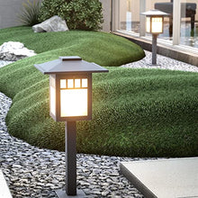 Outdoor Waterproof Lawn Lights E27 1-Light External Garden Lamps Modern Home Yard Decorative Path Lights Outside Floor Mount Lighting Fixture Compatible with Landscape Deck H23.64in ,chandelier lighti