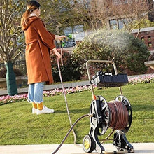 Garden Hose Cart with 60m Water Pipe, Portable Reinforced Hose Reel Storage Box for Car Cleaning, Pet Bathing, and Garden Watering – Easy to Use & Store
