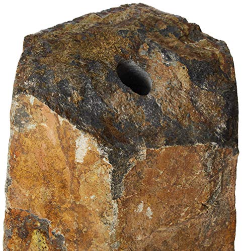 Aquascape Natural Stone Mongolian Basalt Column Fountain 30" Brown