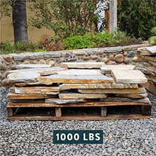 Landscape Patio Flagstone | 500 Pounds | Natural Rock Pathway Stepping Stone Slabs for Gardens, Terrariums, Landscape Design, Driveway Pavers and Walkway Steppers (Arizona Rosa)