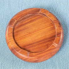 HGIYA Bonsai base Retro Crafts Wooden Display Stand Teapot Table Planter,Sour Branch Wood Round for Table Lamp Pot
