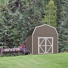 Handy Home Products Braymore 10x16 Do-It-Yourself Wooden Storage Shed with Floor Kit- Does not Include Paint or Roofing Shingles
