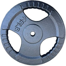 French Fitness Standard Cast Iron 1" Weight Plate Set 350 lbs