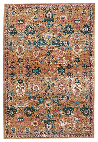 Jaipur Living Indoor Outdoor 10x13 Large Area Rug Boho Pink/Gold