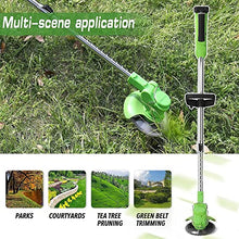 21V Portable Battery Electric Rotary Lawn Mower with U-Handle Rechargeable Lightweight Teles Ding Tools 1 Battery