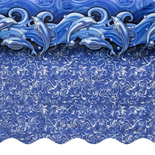IJOWEEN 28 Feet Round Above Ground Swimming Pool Liner, 25 Gauge Thick