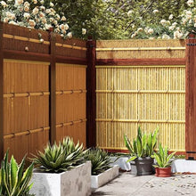 DECORN Wood Garden Fence Privacy Fence Screen Outdoor Wooden Landscape Edging Decorative Border for Yard Patio Pathway Courtyard Maintenance, 59.1""L,C-70.9""H