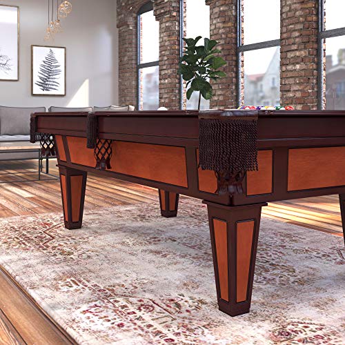 Fat Cat by GLD PRODUCTS Reno 7.5' Pool Table with Dark Cherry Finish, Red Cloth