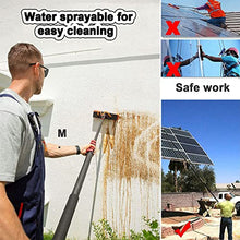 Window Cleaning Pole Cleaner Kit, 3.6M-12M Hose Pole Cleaning Brush Equipment Extendable Outdoor Cleaning Tools Photovoltaic and Solar Panels,30cmbrush-20FT/6M (55cmbrush 39FT/12M)