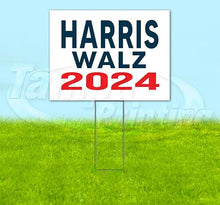 TampaPrinting Harris Walz Yard Sign 18" x 24" with Metal Stake