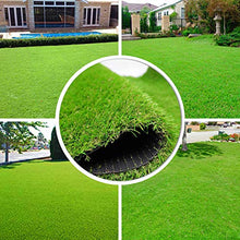 Artificial Grass 13ft x 82ft - Drainage Holes & Rubber Backing Synthetic Thick Lawn Turf Carpet Perfect for Indoor/Outdoor Landscape,(1066 Square ft), Green